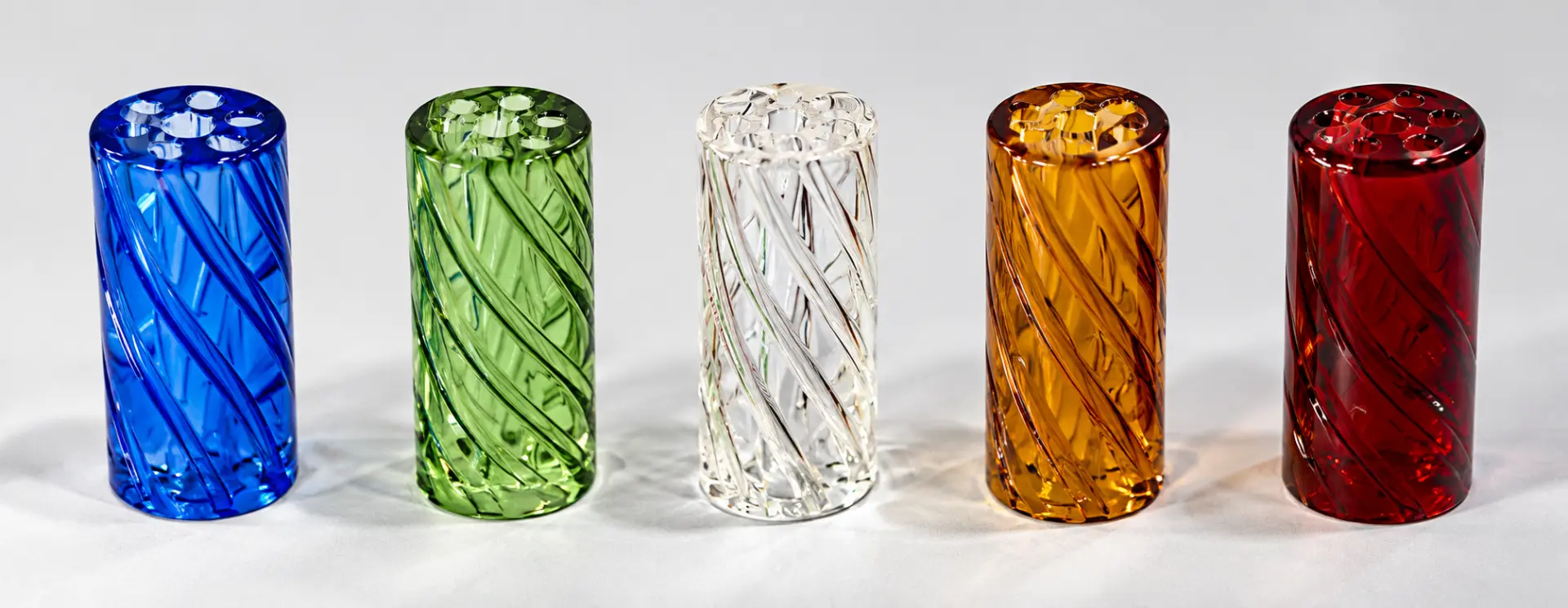 RollCrystals Aurora Helix Collection glass pre-roll tips