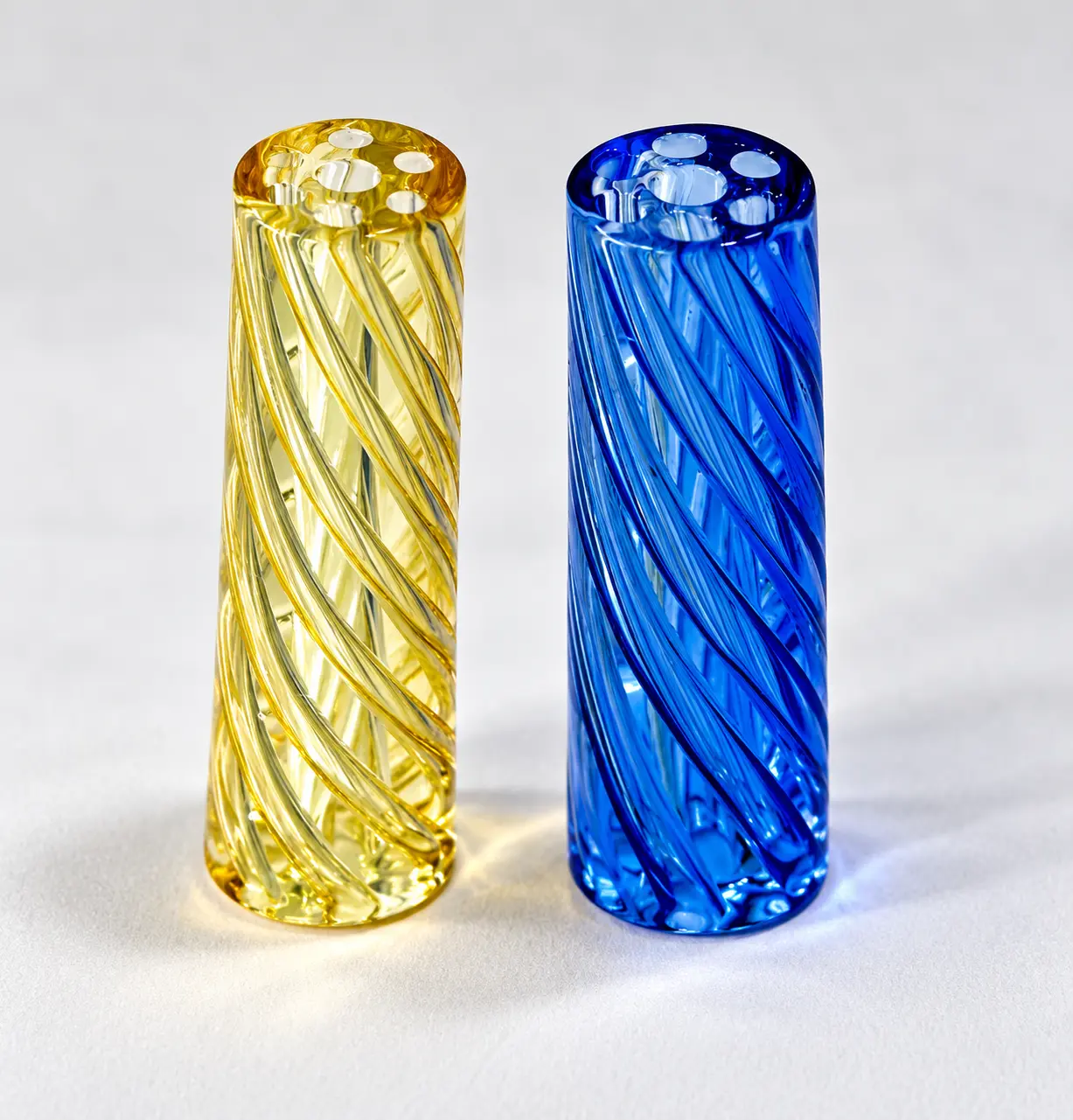 RollCrystals Golden Tide Duo glass pre-roll tips